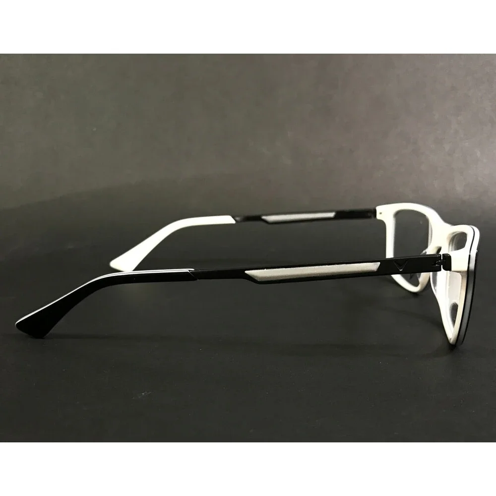 Callaway Eyeglasses Frames Greywolf BLK Black White Rectangle Full Rim 58-17-150